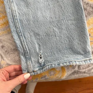 Abercrombie and fitch 90s straight high rise jeans size 12 thumbnail 3