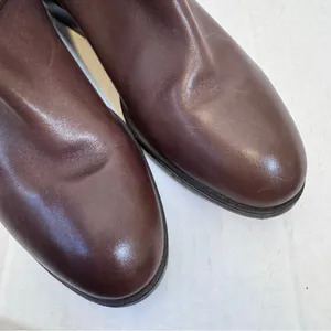Ralph Lauren Brown Leather Riding Boots Womens 10 Knee High Fall Old Money thumbnail 8