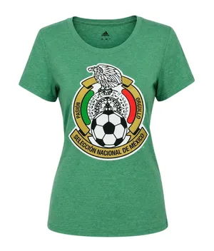 Adidas Mexico El Tri Green Soccer Tee Large 2015 Seleccion Mexicana thumbnail 1