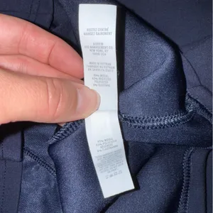 Offline by Aerie ChillUp Navy V-Neck Athleisure Dress with White Trim thumbnail 15