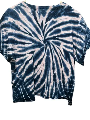 Nation LTD Tie-Dye Snap Shoulder Tee Size Medium | Blue‎ & Pink | Anthropologie thumbnail 7