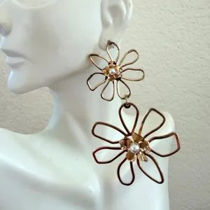 Park Lane Hampton Gold Tone Floral Drop Earrings thumbnail 5