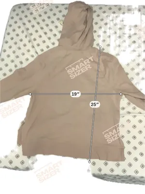 Universal Thread Women’s Hoodie Pullover Small Drawstring Beige Tan Pockets thumbnail 3