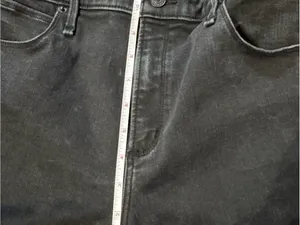 Abercrombie & Fitch Black High Rise Distressed Skinny Jeans thumbnail 7