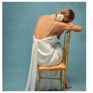 Reformation Sauvignon Silk Dress in Ivory Size 10 thumbnail 13