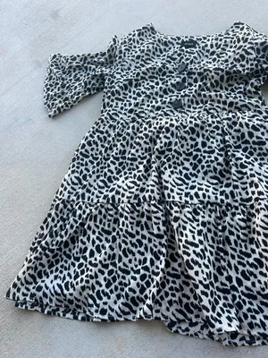 Heyson small‎ animal print mini dress thumbnail 4