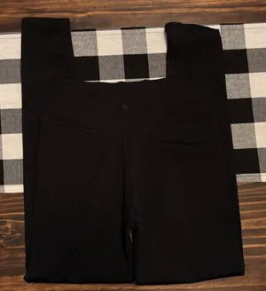 ABYL Core High-Rise Full Length Leggings in Black large thumbnail 1