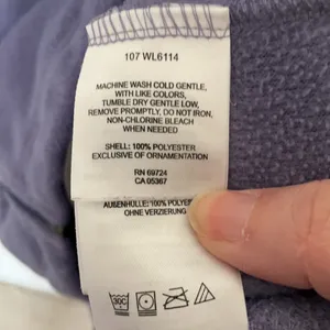 Columbia Violet Full Zip Fleece Jacket XL thumbnail 4