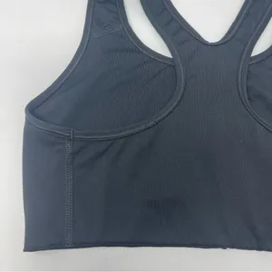 Nike‎ Womens Size Medium Sports Bra athletic silver/gold thumbnail 5