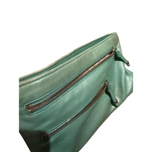 VTG HOBO Oversized Leather Clutch Wristlet thumbnail 7