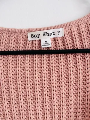Blush Pink Chunky Knit Fringe Cardigan Oversized Boho Cozy Sweater thumbnail 3