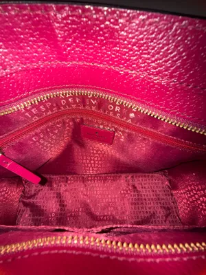 Kate Spade Wellesley Durham Small Pebbled Satchel in Burgundy thumbnail 7