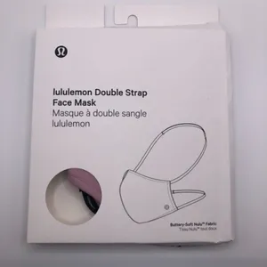 NEW Lululemon Vintage‎ Mauve Double Strap Face Mask thumbnail 2