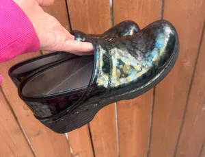 Iridescent Black Slip-On Clogs Dansko 38 thumbnail 1