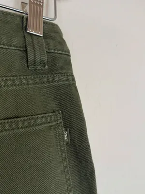 Aritzia TNA dark green wide leg baggy cargo pants thumbnail 7