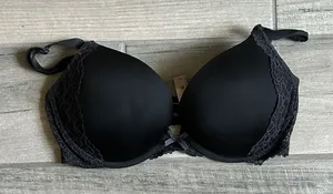 Victoria's Secret Black Lace Trim Bra thumbnail 1