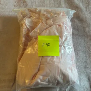 Light pink chiffon short sleeveMother of the Bride dress sequins appliqué size 6 thumbnail 10