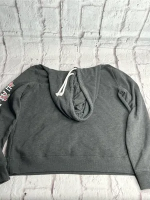Hollister pullover hoodie sweatshirt gray size large thumbnail 5