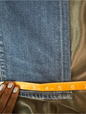 Citizens of Humanity Elsa Mid-Rise Skinny Crop Jeans dark wash ripped size 24 thumbnail 13