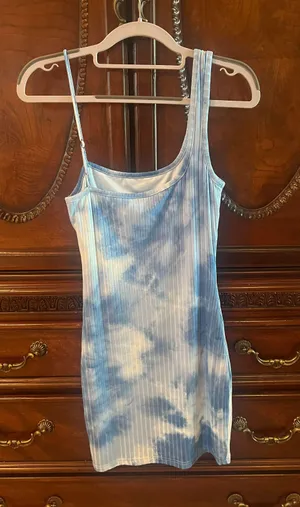 Superdown Baby blue cloud dress by Revolve thumbnail 2