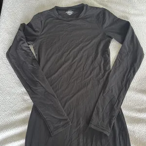 SKIMS Fits Everybody crew Neck long sleeve Dress, BLACK, Large , $88 thumbnail 5