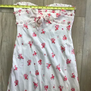 LAIT Collection Pink Floral Strapless NWT Size M, Fits like L‎ in the bust thumbnail 7