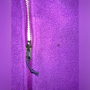 North Face purple full zip fleece jacket size L thumbnail 10