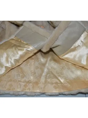 Vintage Dubrowsky & Joseph Faux Fur Coat Size 14 Cream Beige Plush Mod Jacket thumbnail 11