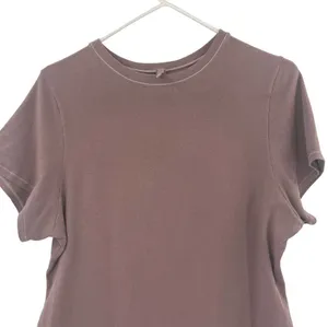 Skims T-Shirt Cotton Bodysuit Short Sleeve Thong Stretch Size 3X Plus Size thumbnail 2