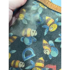 VTG Y2K Dooney & Bourke Bumble Bee Hobo Shoulder Bag Heart Charm Dust Bag thumbnail 11