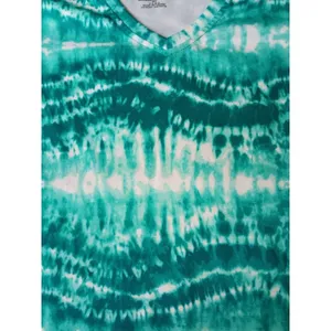 Danskin Now Women's T-Shirt Green/White Tie Dye Size Small thumbnail 6