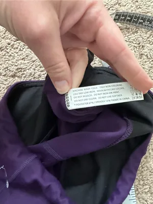ODODOS Power Flex Yoga Shorts Tummy Control Workout Running Shorts Deep Purple L thumbnail 9