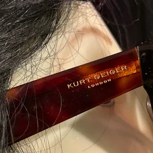 Kurt Geiger London Brown Cat-Eye Sunglasses thumbnail 5