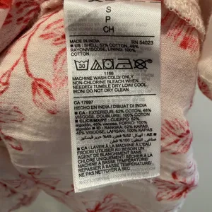 Old Navy Women's Small Floral Tropical Print Spaghetti Strap Midi Dress Pink thumbnail 6