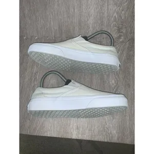 Vans Classic Slip-On‎ Unisex Shoes White Women's Size 6 Casual Skate Sneakers thumbnail 5