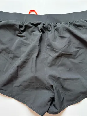 Under Armour Women's Charcoal Running Shorts with Coral Trim thumbnail 4