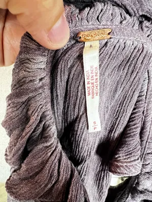Free People Lavender Ruffled Blouse thumbnail 4