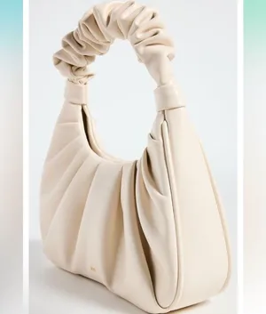 JW Pei GABBI RUCHED HOBO HANDBAG - IVORY thumbnail 5