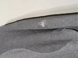 ALO Yoga Make Waves Hoodie in Athletic Heather Grey Tonal Size Medium thumbnail 5