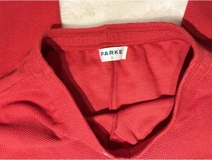 PARKE Holiday Waffle T-Shirt & Pants Set – Small – Special Edition – NWOT thumbnail 5