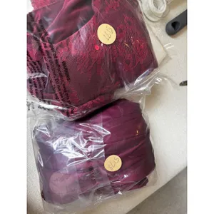 Praise‎ Hymn 90s Vintage 2pc Dress Set M Burgundy Lace Sequin Formal Choir Gown thumbnail 16