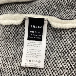 Shein Thick Warm Nordic Design Open Front Cardigan Sweater NWOT thumbnail 5