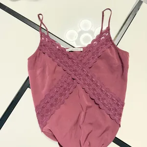 ✨ Abercrombie & Fitch Plum Lace-Trim Cami Bodysuit | Size SP ✨ thumbnail 7