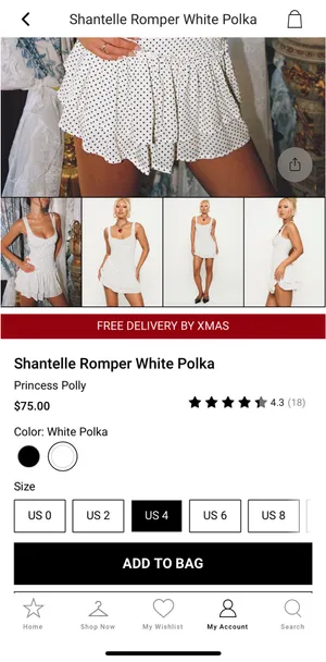 Princess Polly Ruffle Romper thumbnail 6