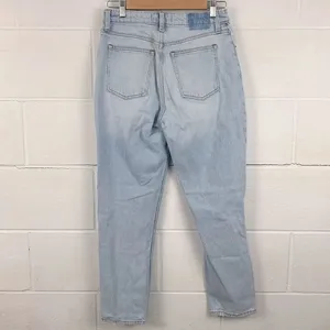 Abercrombie & Fitch women’s the mom high rise light wash jean thumbnail 3
