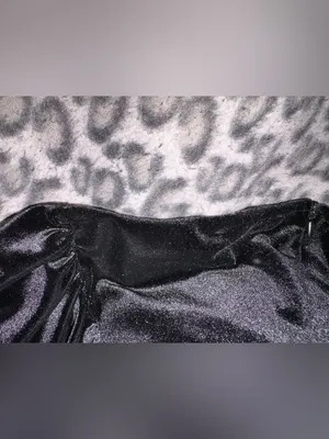 Bershka Black Velvet Evening/CocktailDress thumbnail 5