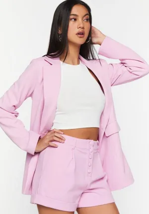 Forever 21 Notched Buttoned Blazer thumbnail 1