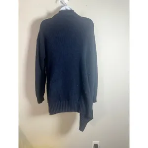 Splendid Talia Oversized Silk Blend Ribbed Cardigan Navy Blue RF1S920 Womens S‎ thumbnail 6