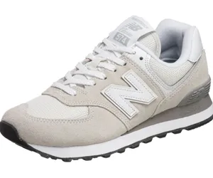 New Balance 574 Retro Sneaker in Light Gray and White thumbnail 1