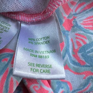 Lilly Pulitzer Skipper Popover Small Style 33261 Pink Blue thumbnail 7